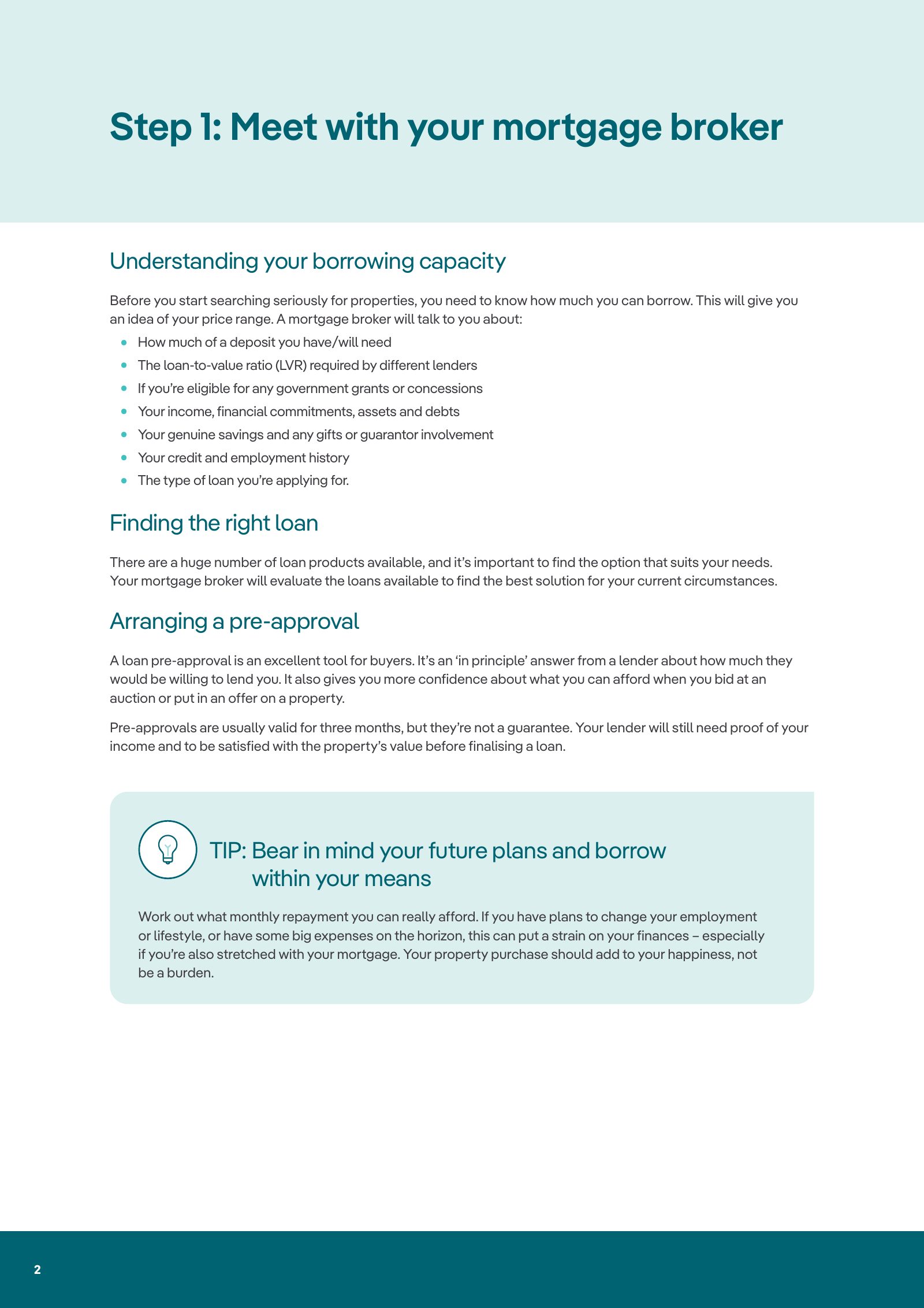 Buying your first home: the six steps, page 2 of 8