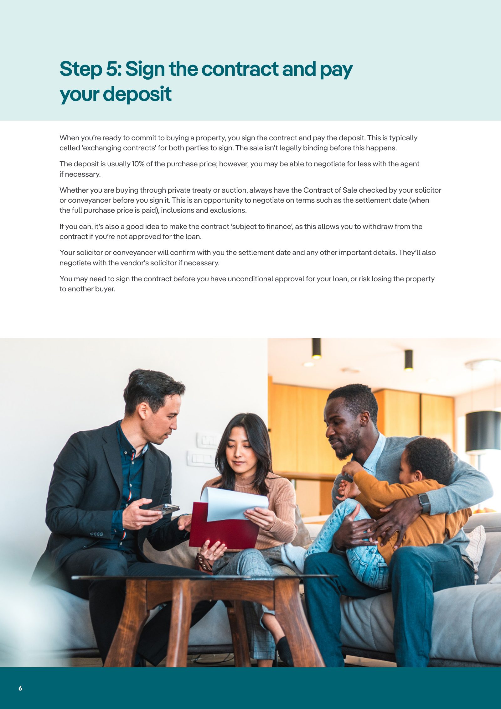 Buying your first home: the six steps, page 6 of 8